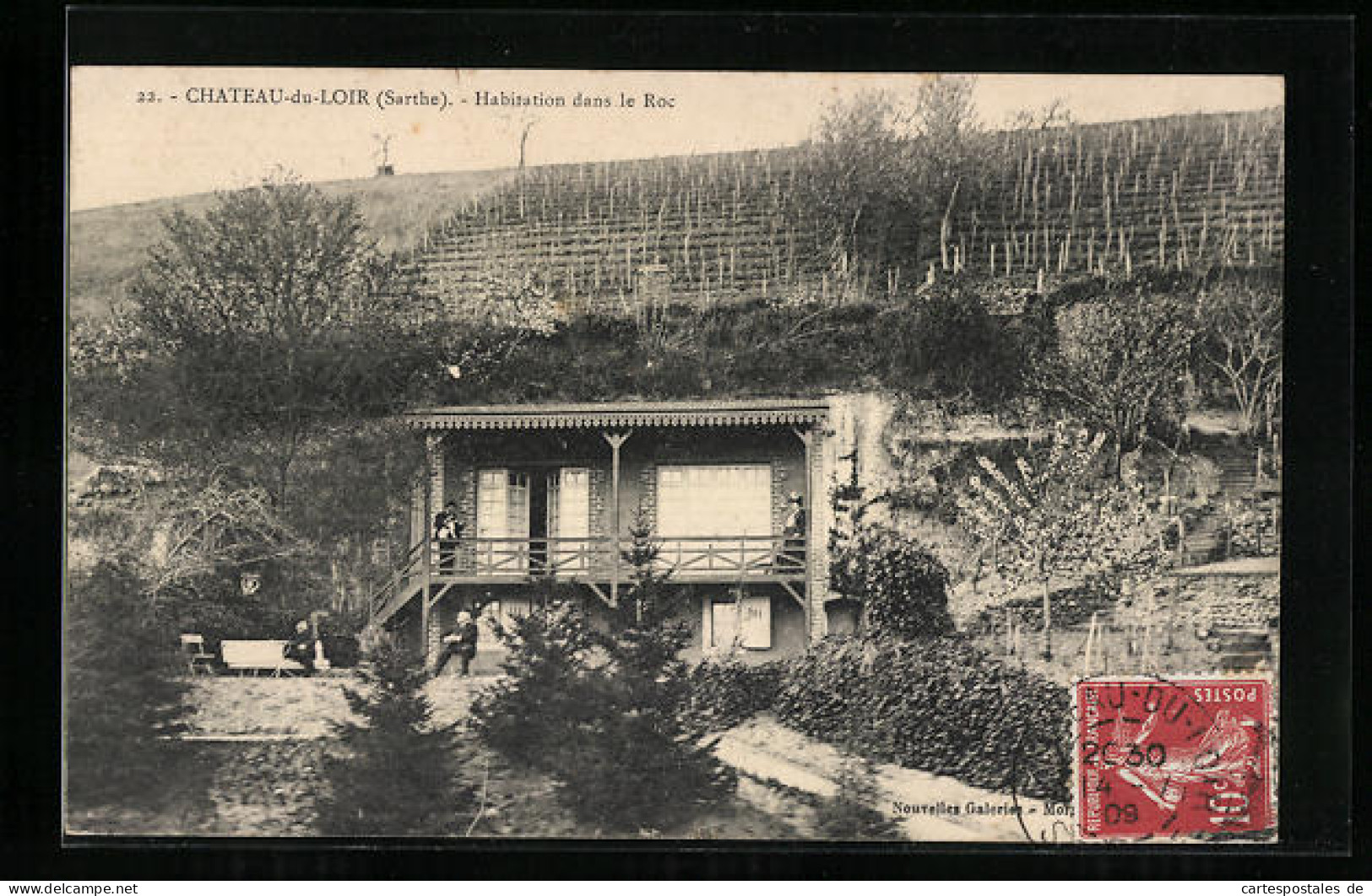 CPA Château-du-Loir, Habitation Dans Le Roc  - Altri & Non Classificati