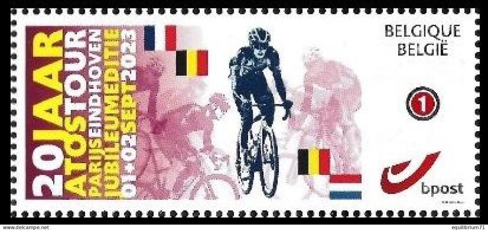 DUOSTAMP** / MYSTAMP** - ATOSTOUR 2023 - Paris-Eindhoven / Parijs-Eindhoven - 01/02-09-23 - Pays-Bas - Émission Commune - Mint