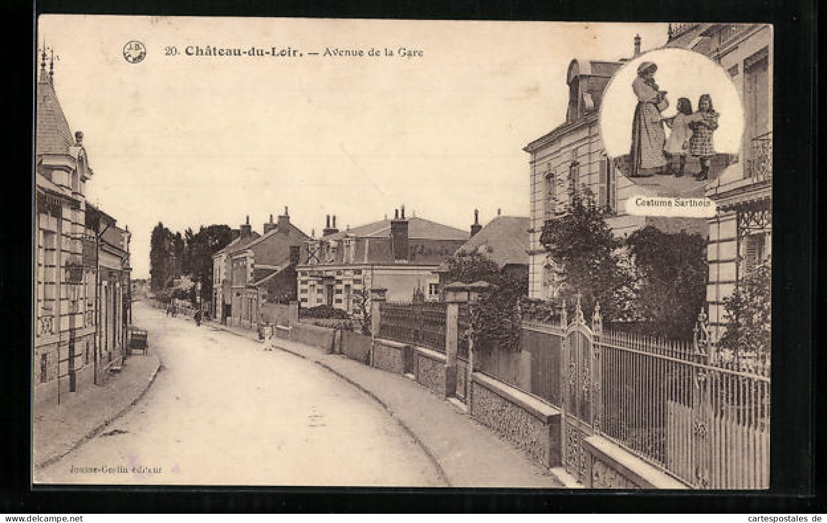 CPA Chateau-du-Loir, Avenue De La Gare  - Chateau Du Loir