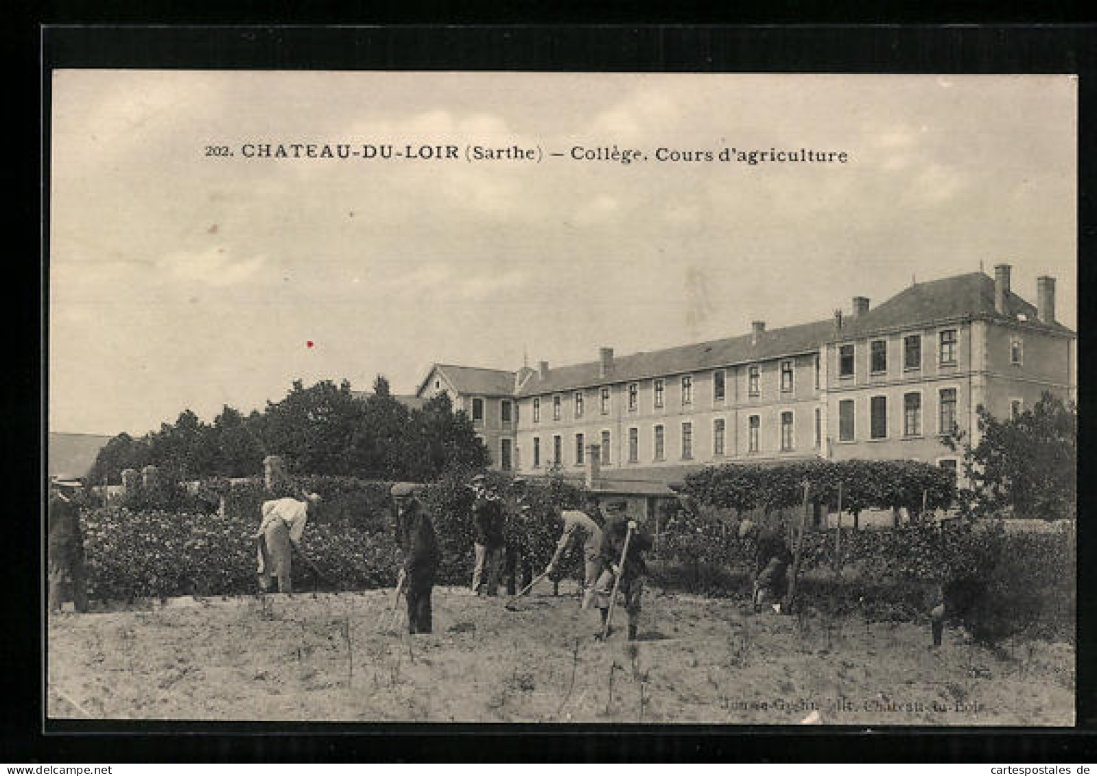 CPA Chateau-du-Loir, College, Cours D`agriculture  - Chateau Du Loir