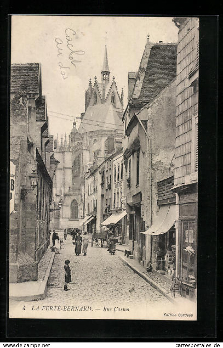 CPA La Ferté-Bernard, Rue Carnot  - Other & Unclassified