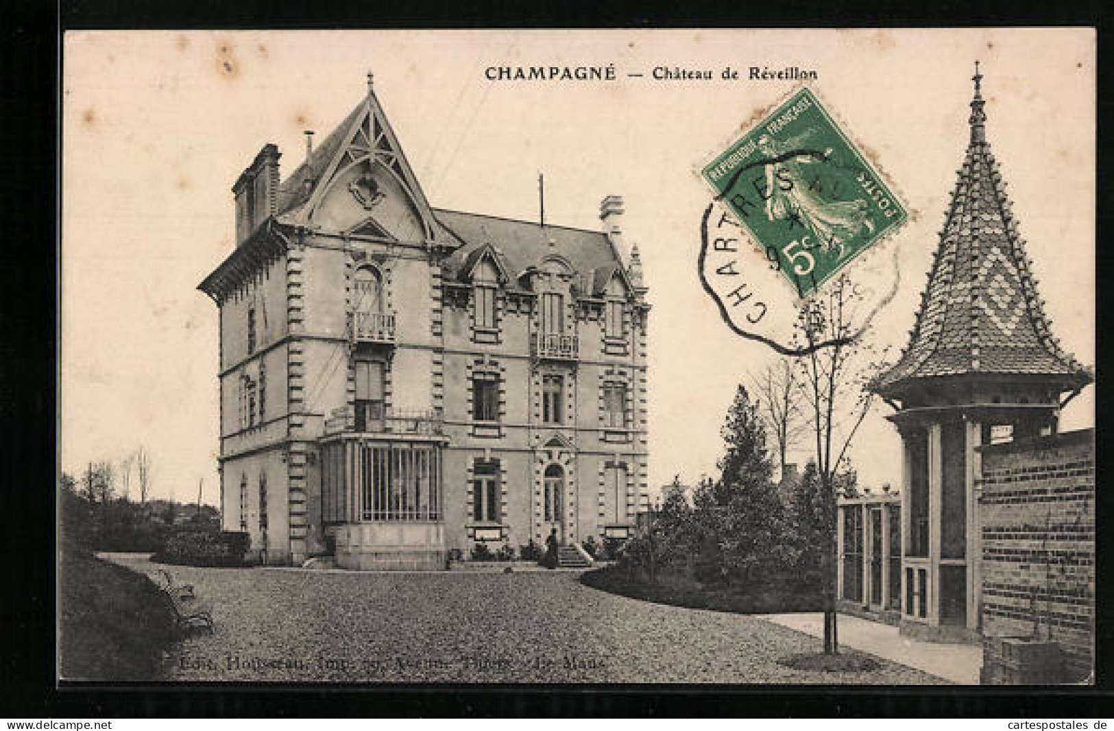 CPA Champagné. Château De Réveillon  - Altri & Non Classificati