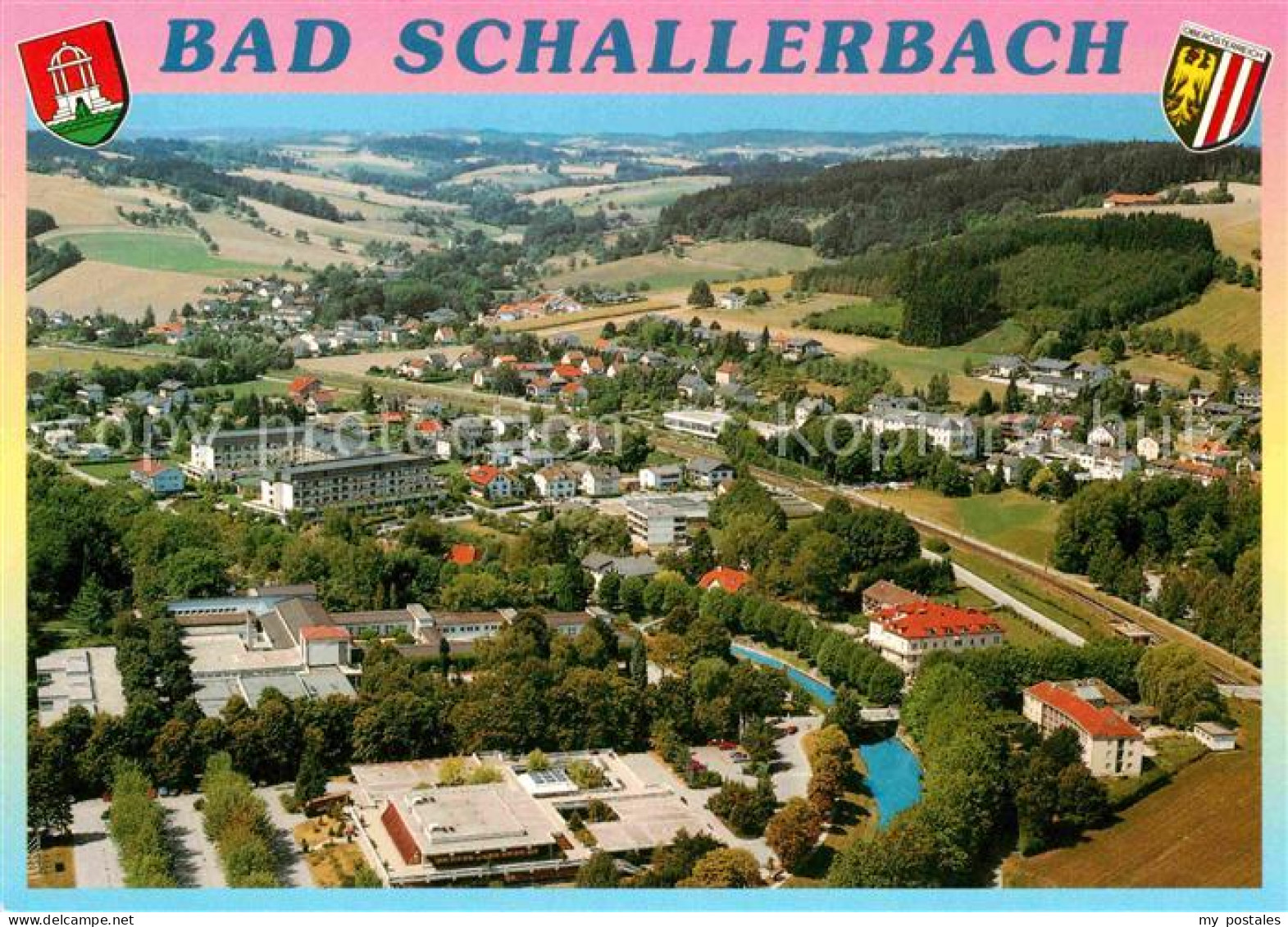 72812272 Bad Schallerbach Fliegeraufnahme Bad Schallerbach - Autres & Non Classés