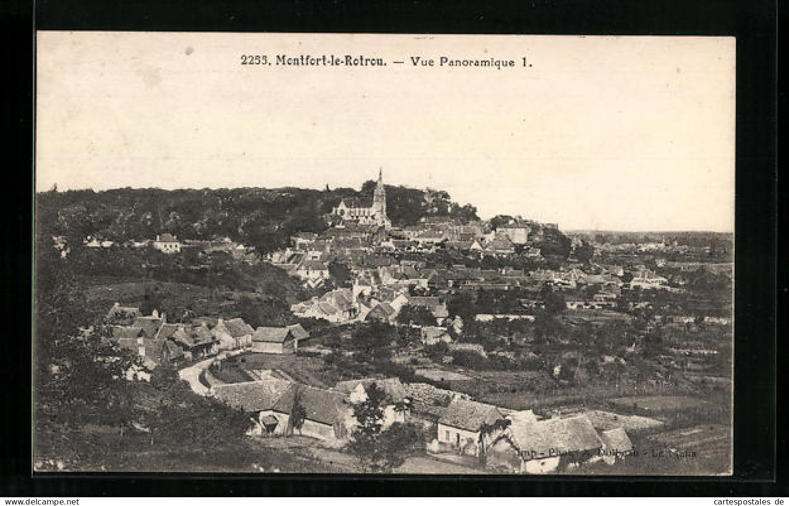 CPA Montfort-le-Rotrou, Vue Panoramique  - Autres & Non Classés