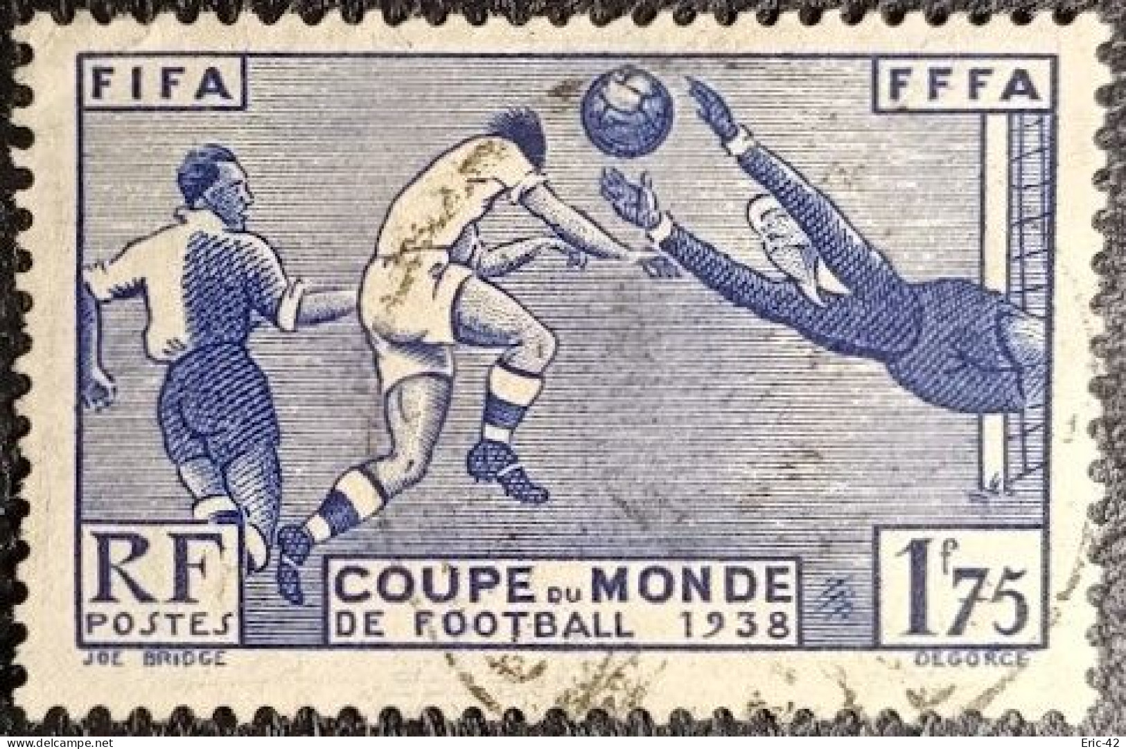FRANCE Y&T N° 396. 1F75 Outremer. Coupe Mondiale De Football à Paris. Oblitéré. T.B... - Usati