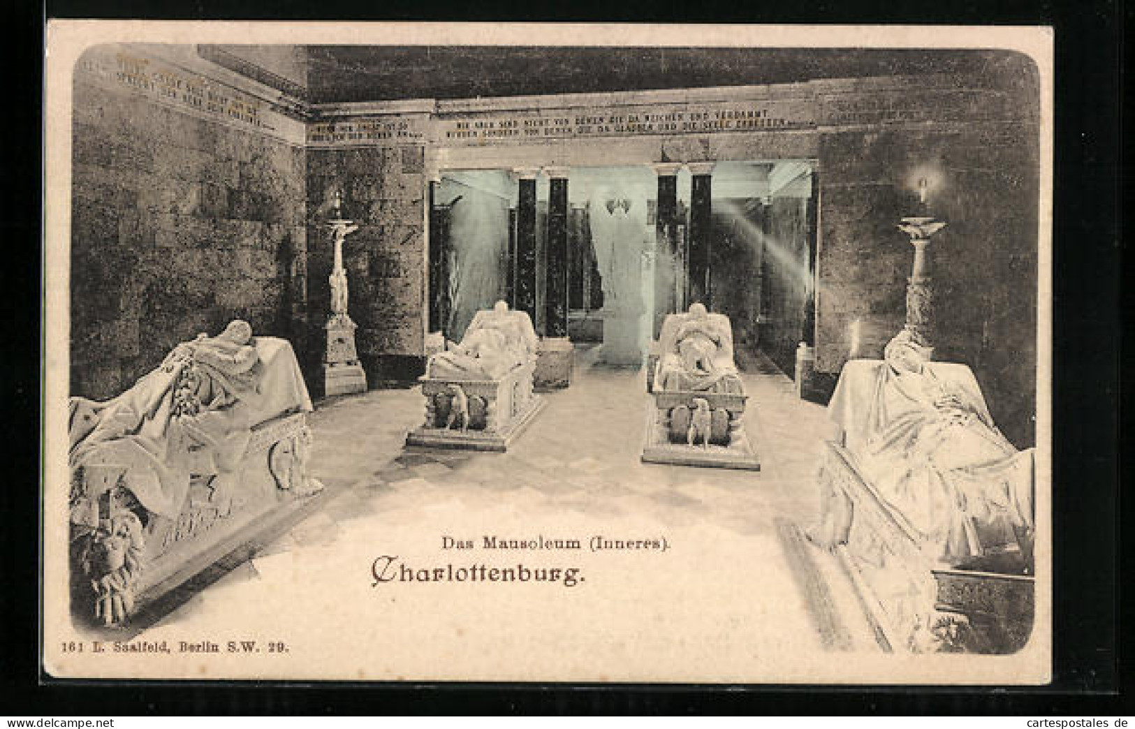 AK Berlin-Charlottenburg, Das Mausoleum, Innenansicht  - Charlottenburg
