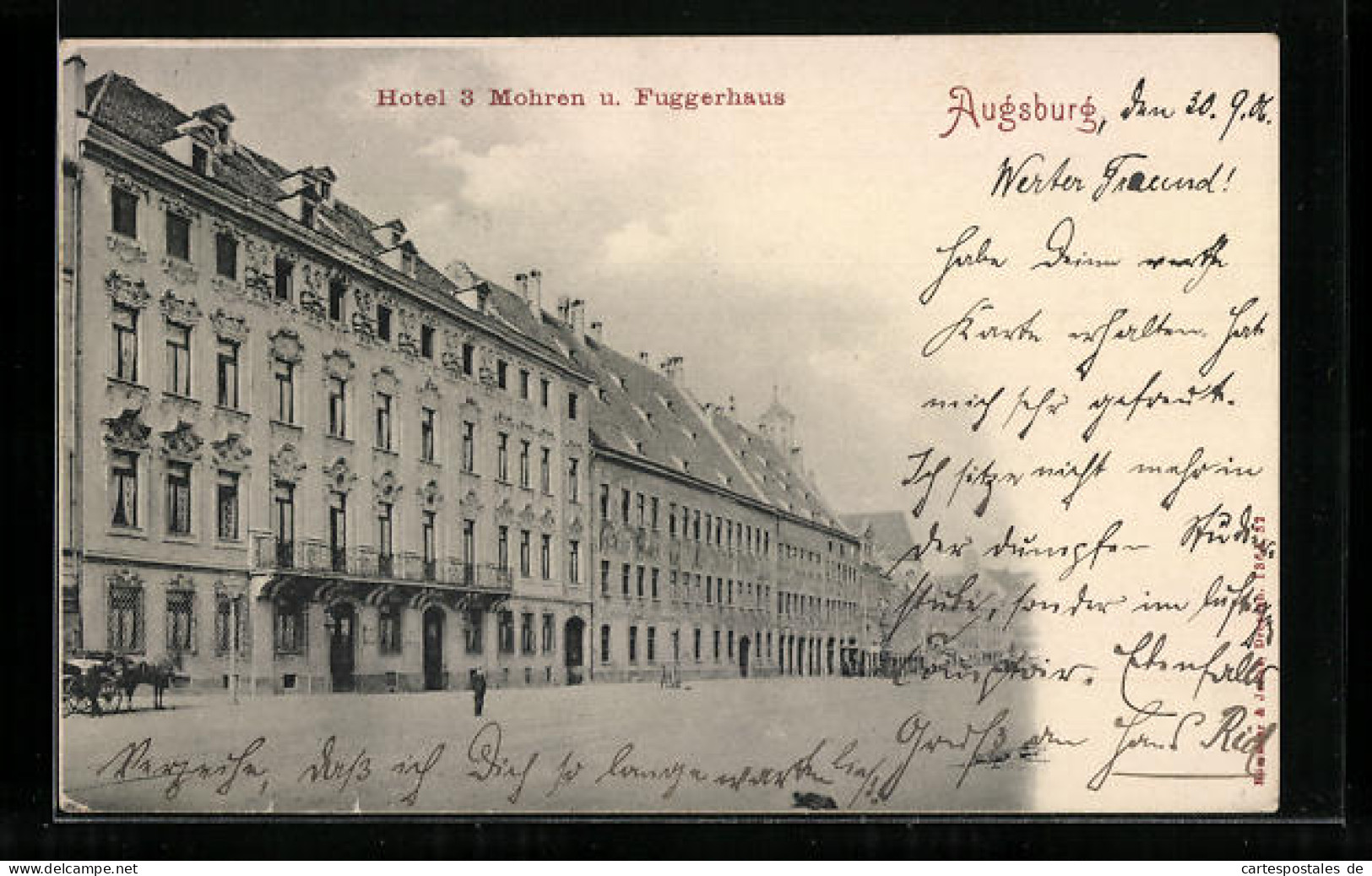 AK Augsburg, Hotel 3 Mohren Und Fuggerhaus  - Augsburg