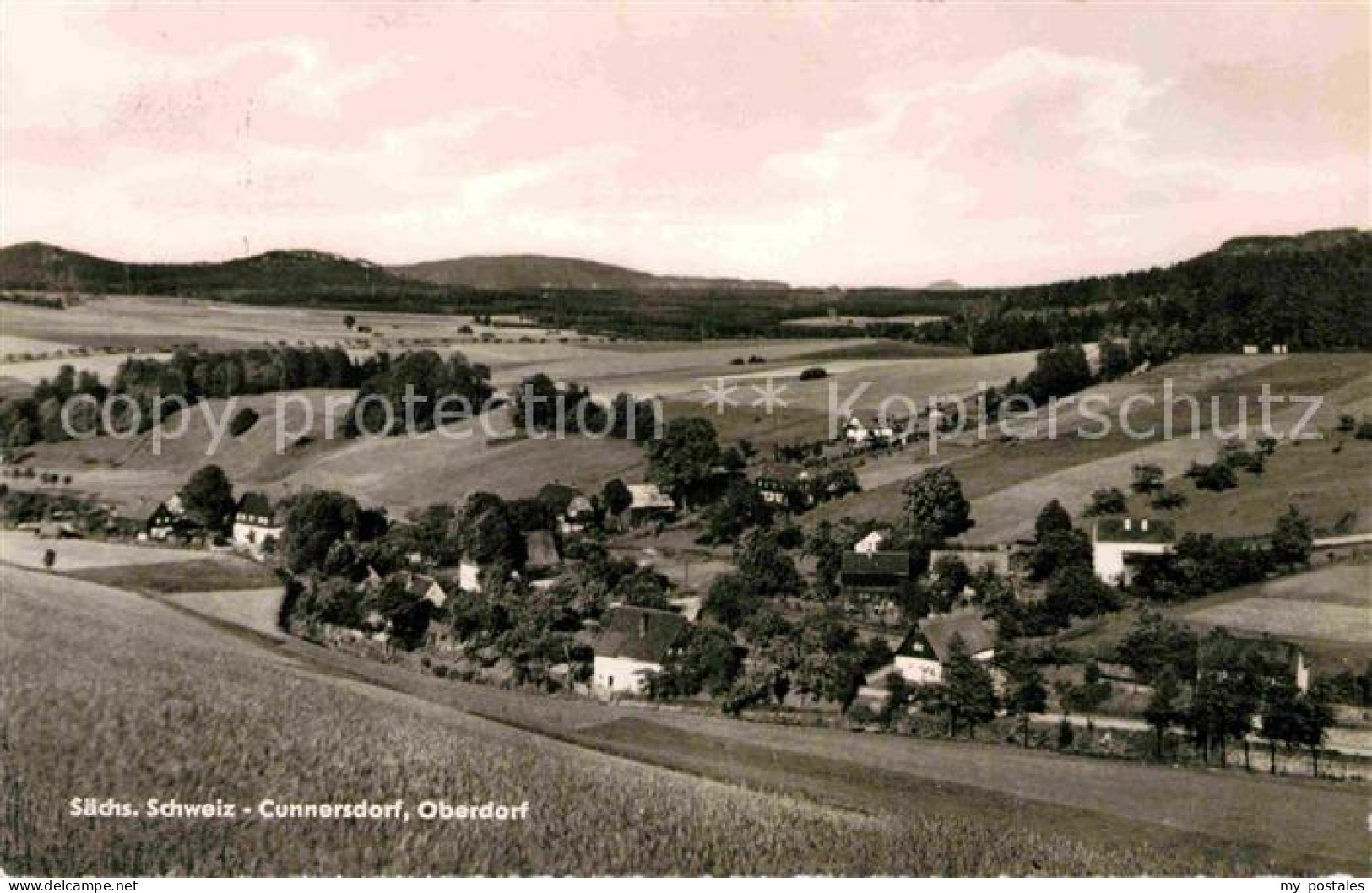 72811738 Cunnersdorf Bannewitz Panorama Oberdorf Cunnersdorf Bannewitz - Bannewitz