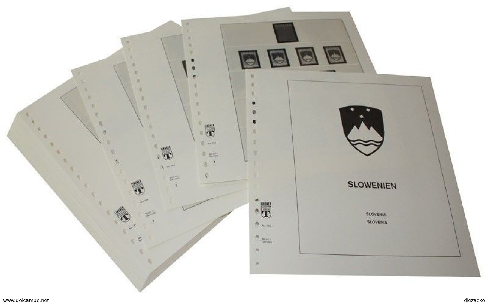 Lindner-T Slowenien 2012-2018 Vordrucke 169-12 Neuware ( - Pre-Impresas