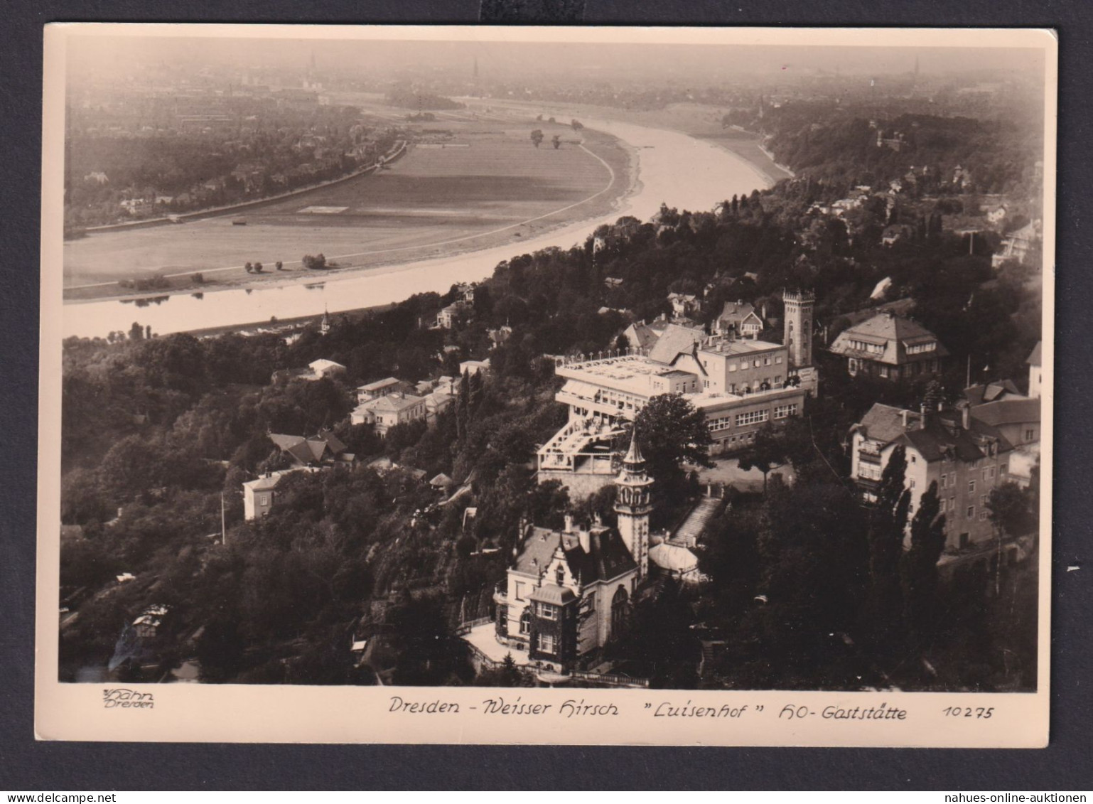 Ansichtskarte Dresden Sachsen Weisser Hirsch Gaststätte Luisenhof Verlag Walter - Autres & Non Classés