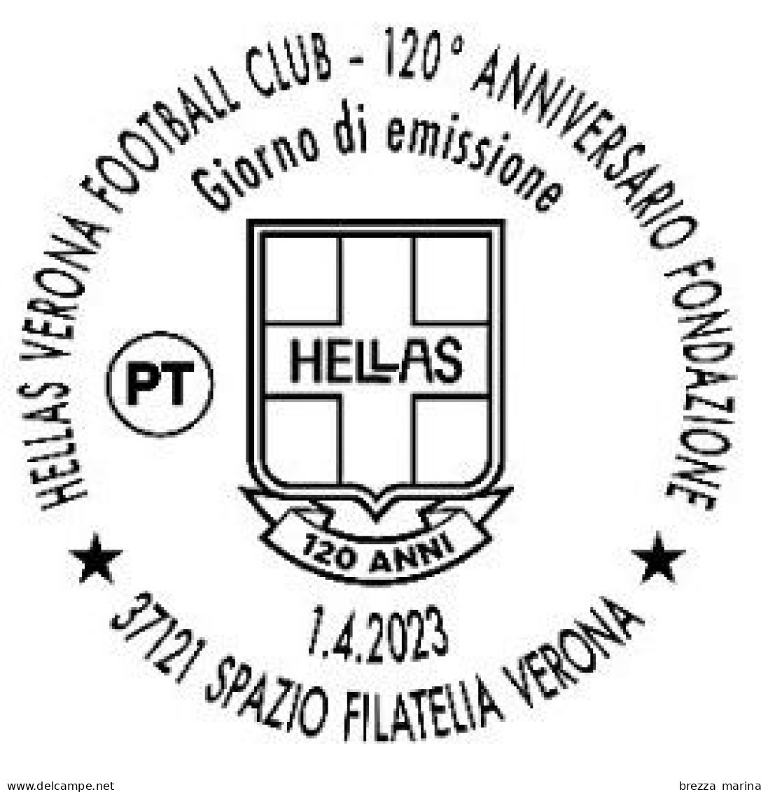 ITALIA - Usato - 2023 - 120 Anni Della Hellas Verona Football Club – Calcio - B - 2021-...: Used