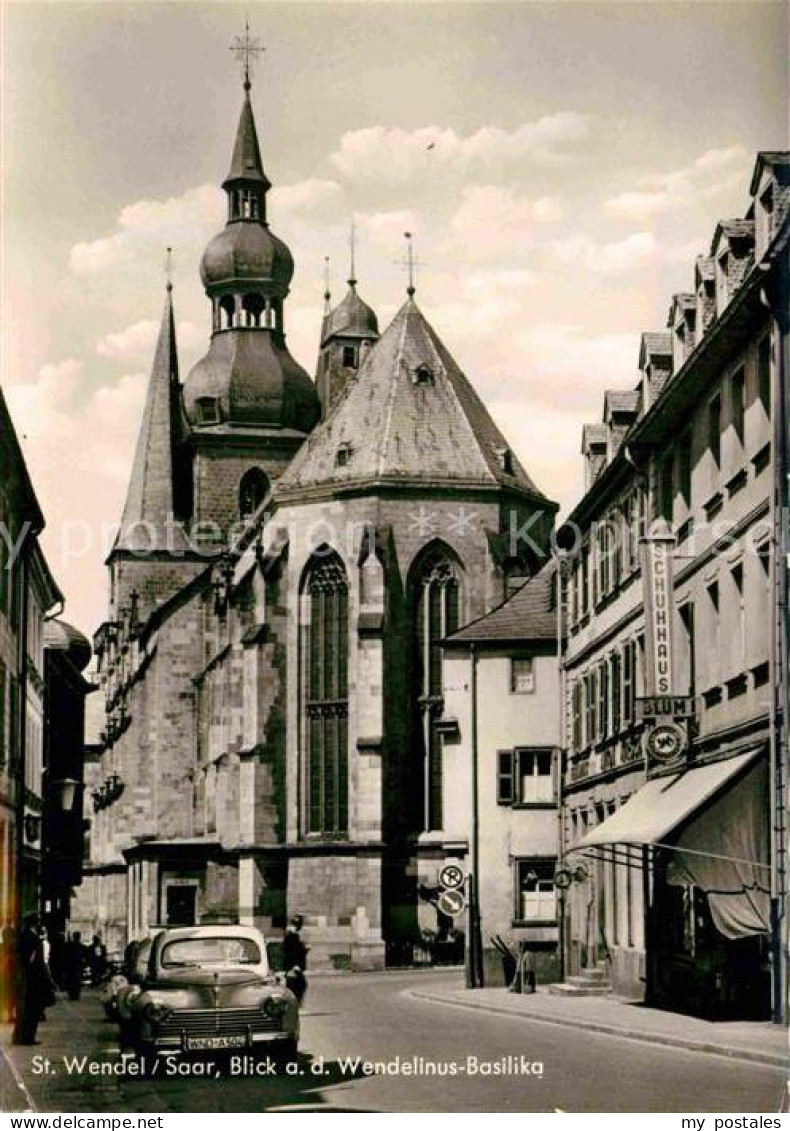 72811617 St Wendel Blick Auf Die Wendelinus Basilika Sankt Wendel - Andere & Zonder Classificatie