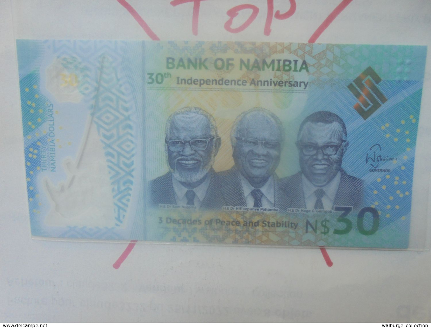 NAMIBIE 30$ 2020 Neuf (B.33) - Namibia