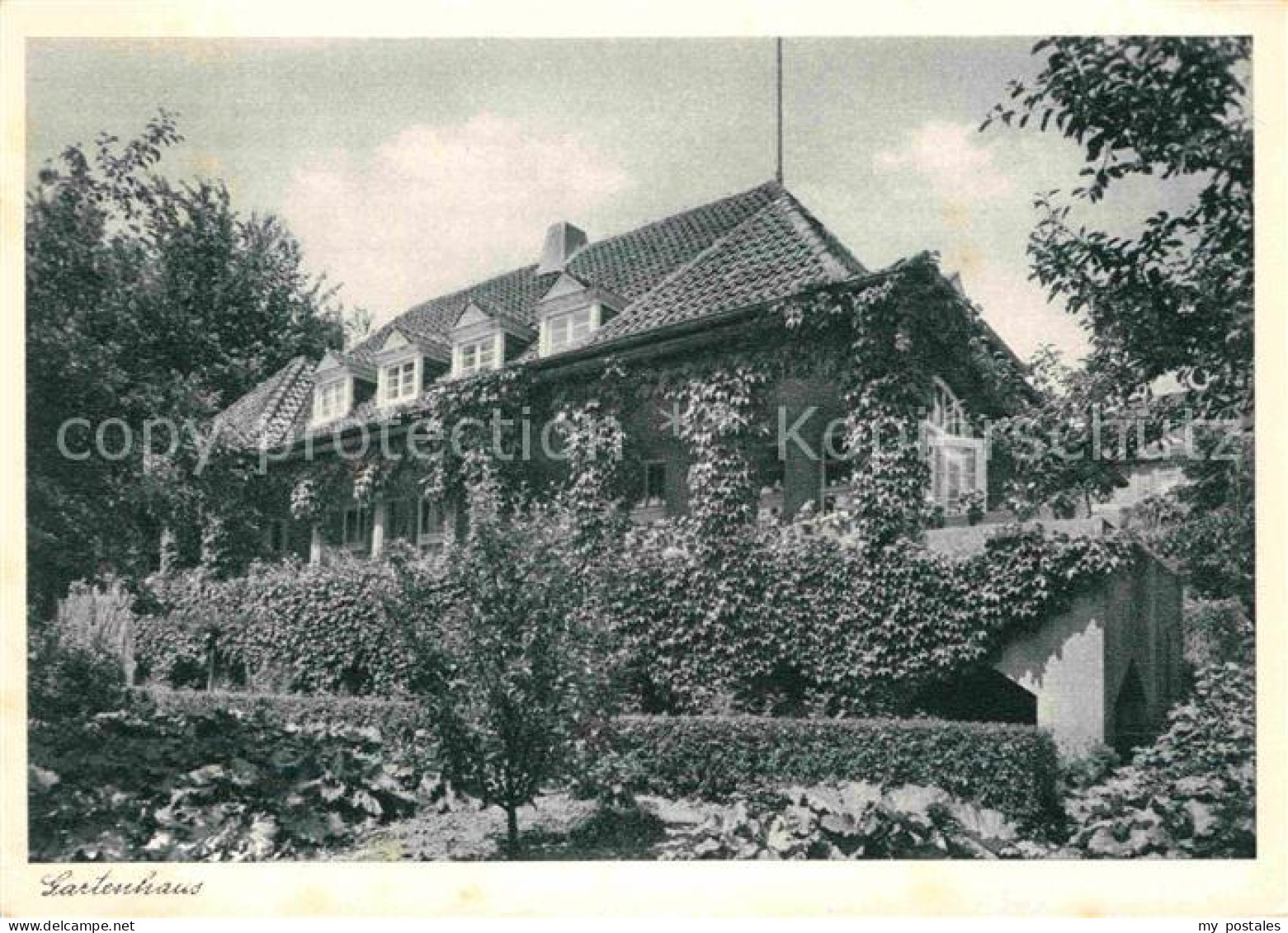 72811579 Bad Salzuflen Kinderheilanstalt Bethesda Gartenhaus Kupfertiefdruck Bad - Bad Salzuflen