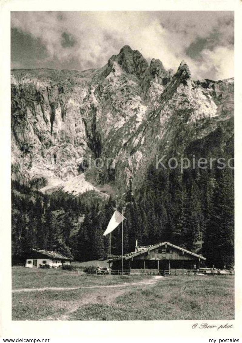 72811538 Scharitzkehlalm Mit Hohem Goell Westwand Und Westgrat Berchtesgadener A - Berchtesgaden
