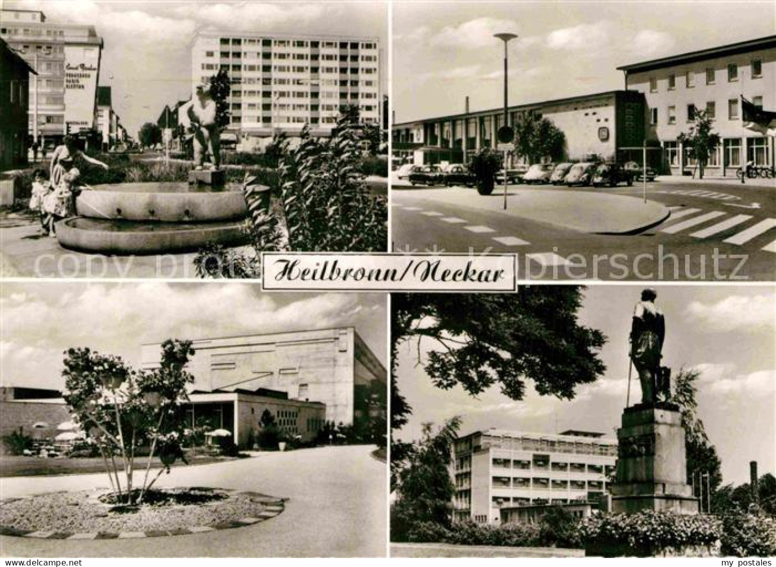 72811511 Heilbronn Neckar Brunnen Bahnhof Denkmal Statue Heilbronn - Heilbronn