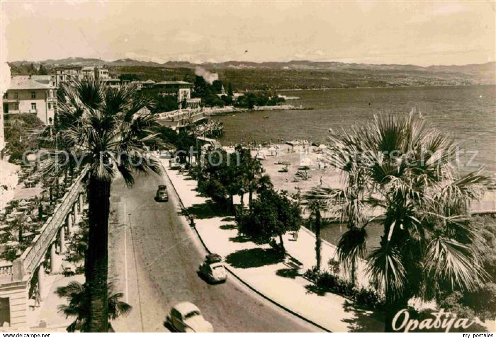 72811463 Opatija Istrien Panorama Kueste Uferstrasse Strand Croatia - Croatie