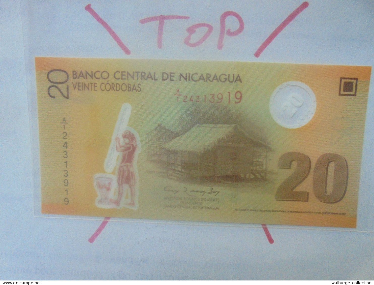 NICARAGUA 20 CORDOBAS 2007 Neuf (B.33) - Nicaragua