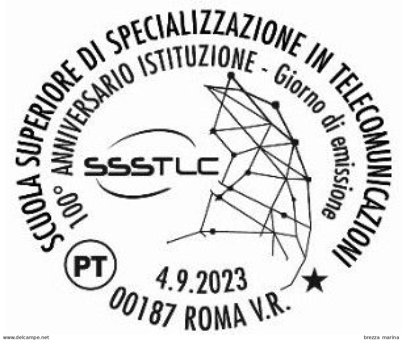 ITALIA - Usato - 2023 - 100 Anni Della Scuola Superiore Di Specializzazione In Telecomunicazioni – B - 2021-...: Gebraucht