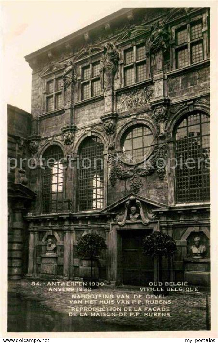 72810767 Anvers Antwerpen Reproduction De La Facade De La Maison De PP Rubens Ca - Antwerpen