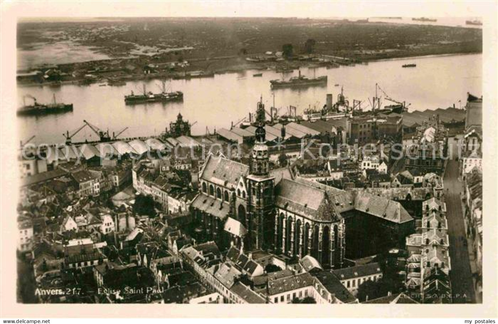 72810092 Anvers Antwerpen Eglise Saint Paul Vue Aerienne  - Antwerpen