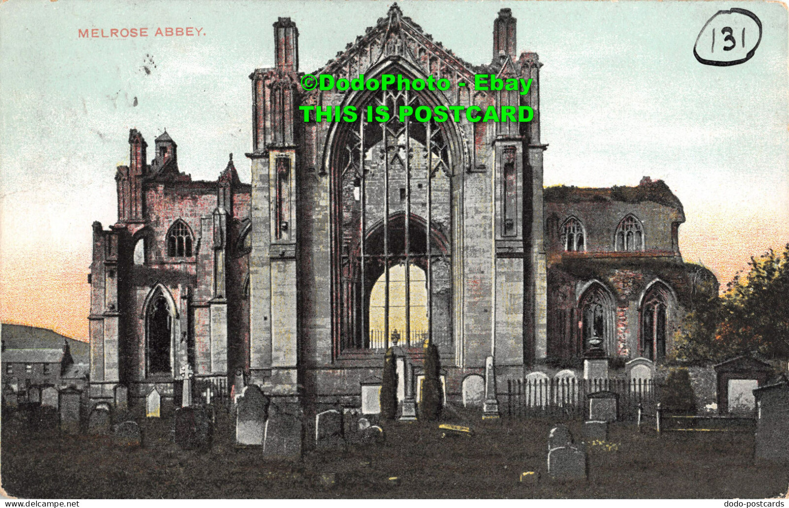 R354221 Melrose Abbey. The Star Series. G. D. And D. London. 1907 - Autres & Non Classés