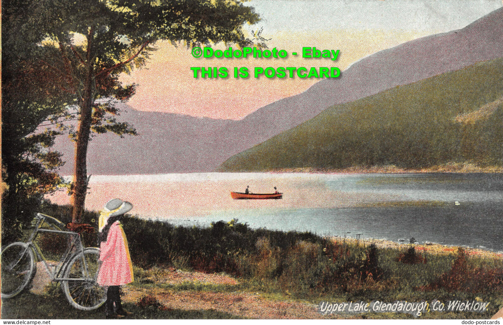 R354447 Upper Lake Glendalough Co Wicklow. Commercial Series. W. B. London E. Se - Autres & Non Classés