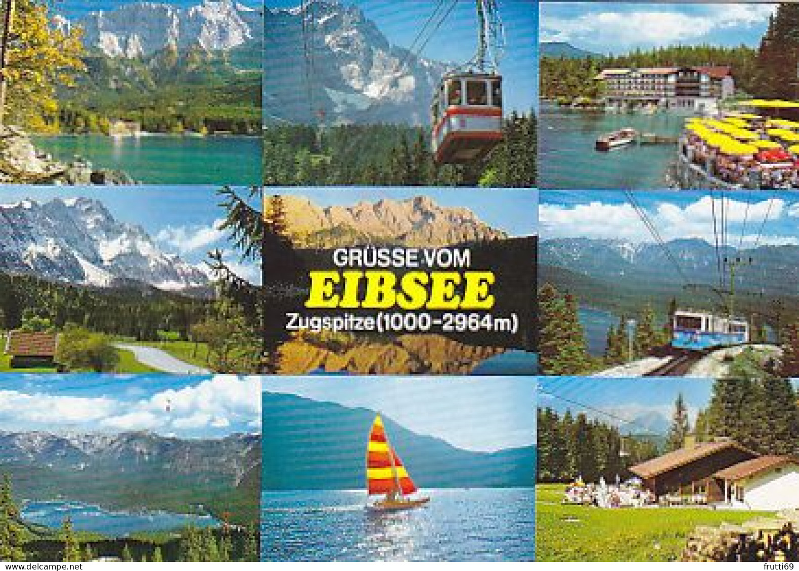 AK 211513 GERMANY - Eibsee - Zugspitze - Zugspitze