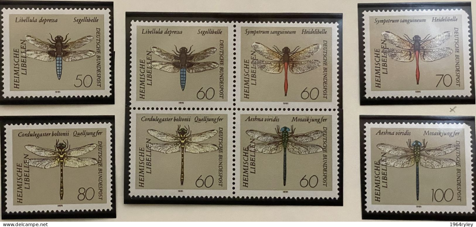GERMANY - MNH** - 1991 - # 1545/1552 - Unused Stamps