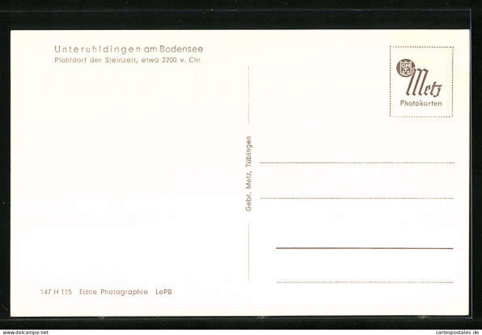 AK Unteruhldingen /Bodensee, Freilichtmuseum, Steinzeitliches Dorf Auf Pfählen  - Andere & Zonder Classificatie