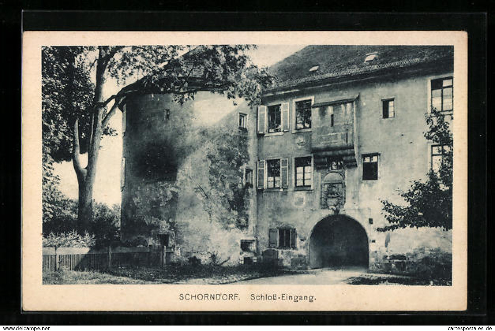 AK Schorndorf, Schloss-Eingang  - Schorndorf