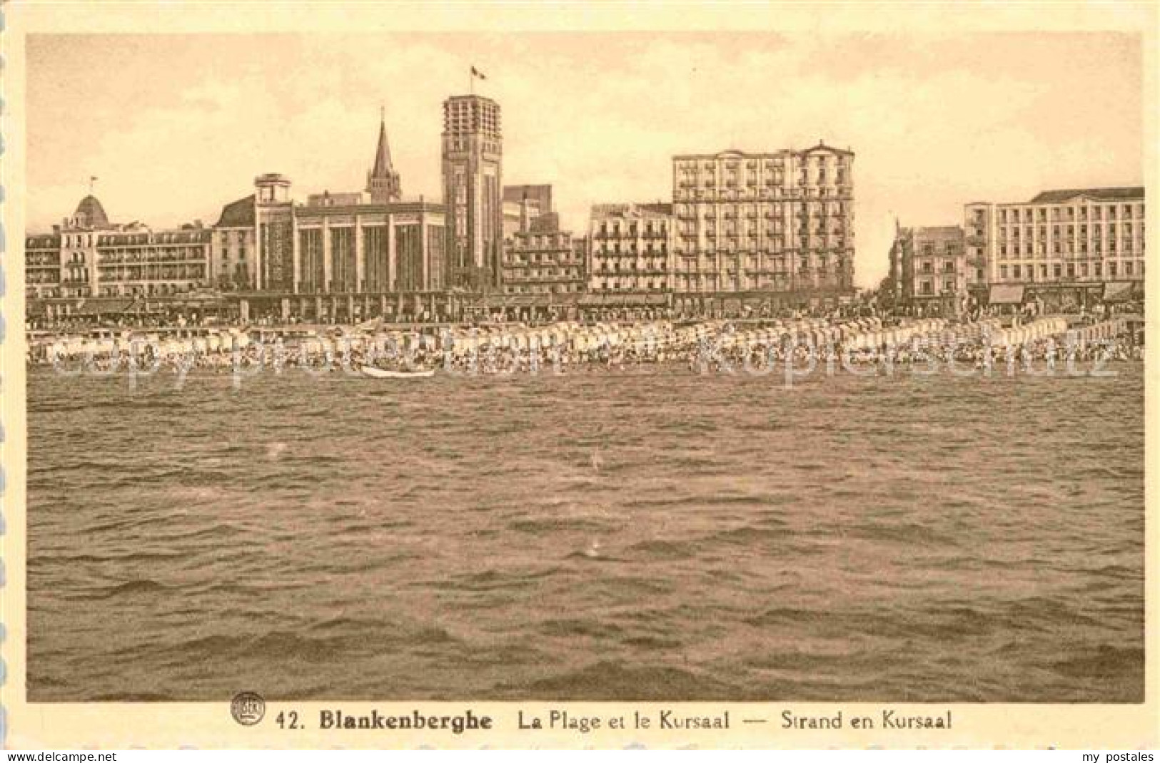 72808853 Blankenberghe La Plage Et Le Kursaal Strand  - Blankenberge