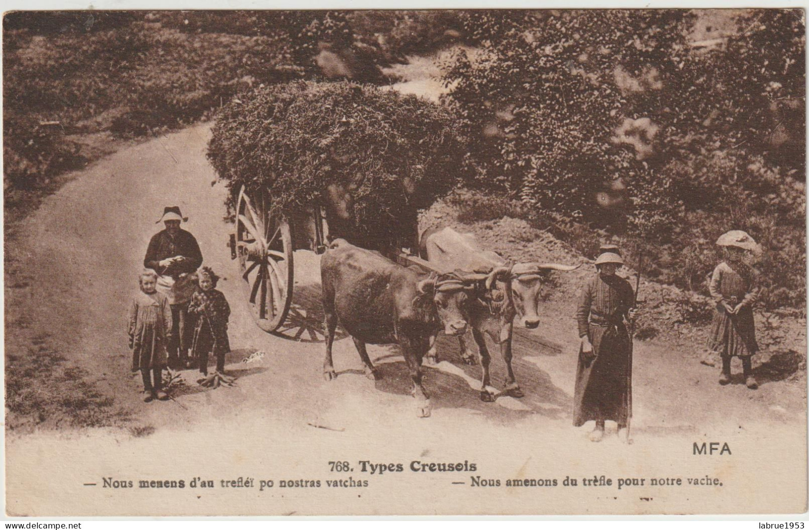 Types Creusois - 768 - Attelage  (G.2728) - Other & Unclassified