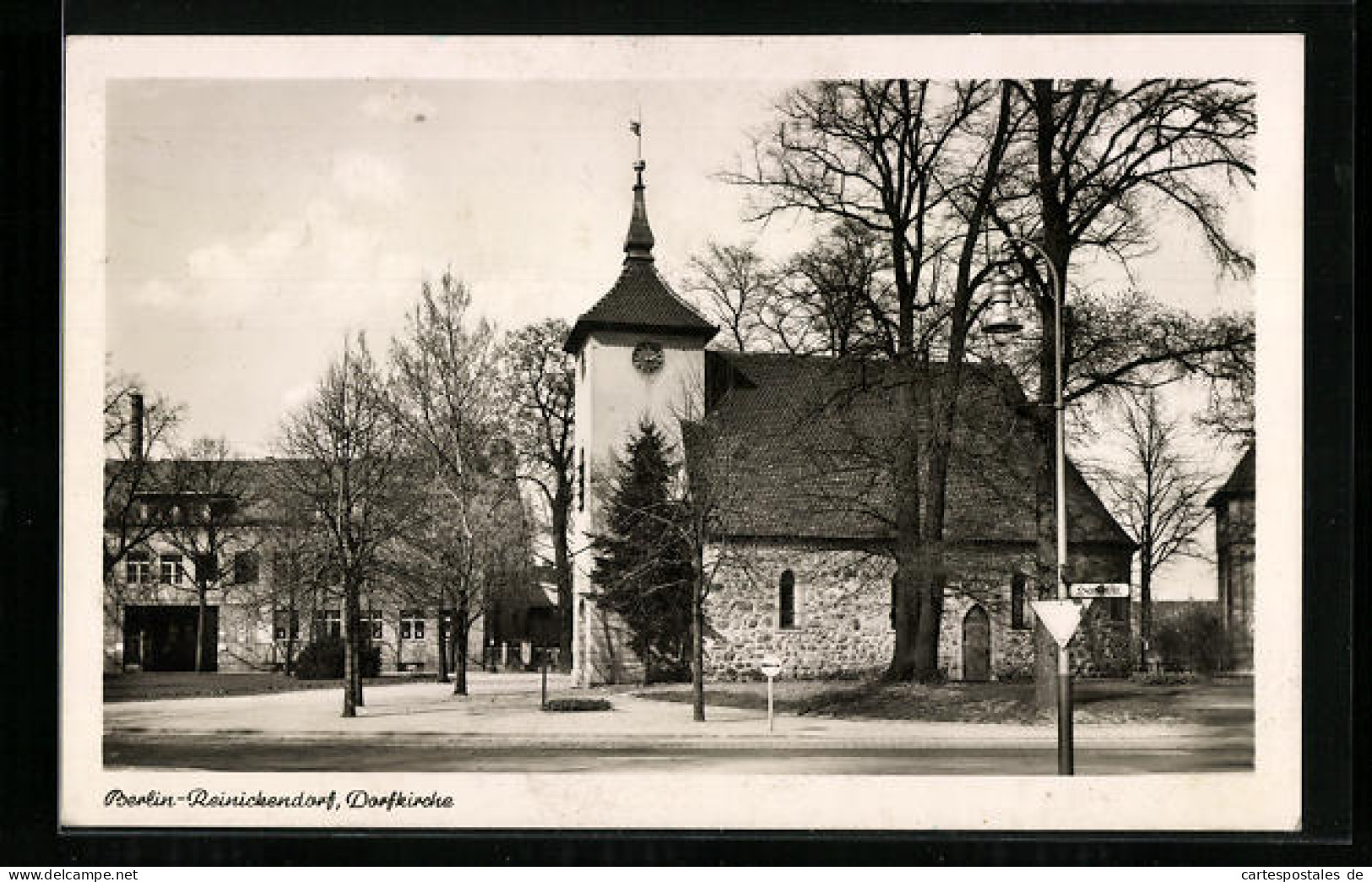 AK Berlin-Reinickendorf, Dorfkirche  - Reinickendorf