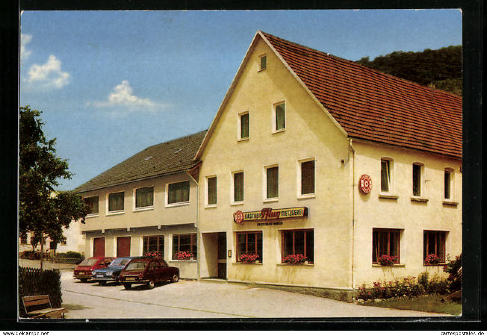 AK Degenfeld /Schwäb. Gmünd, Gasthof U. Pension Zum Pflug  - Schwaebisch Gmünd