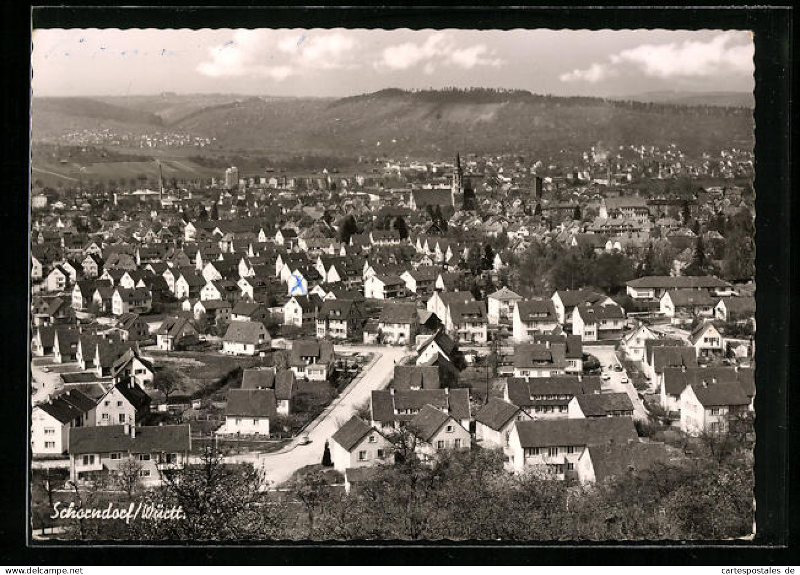 AK Schorndorf /Wütt., Ortsansicht Mit Umgebung  - Schorndorf