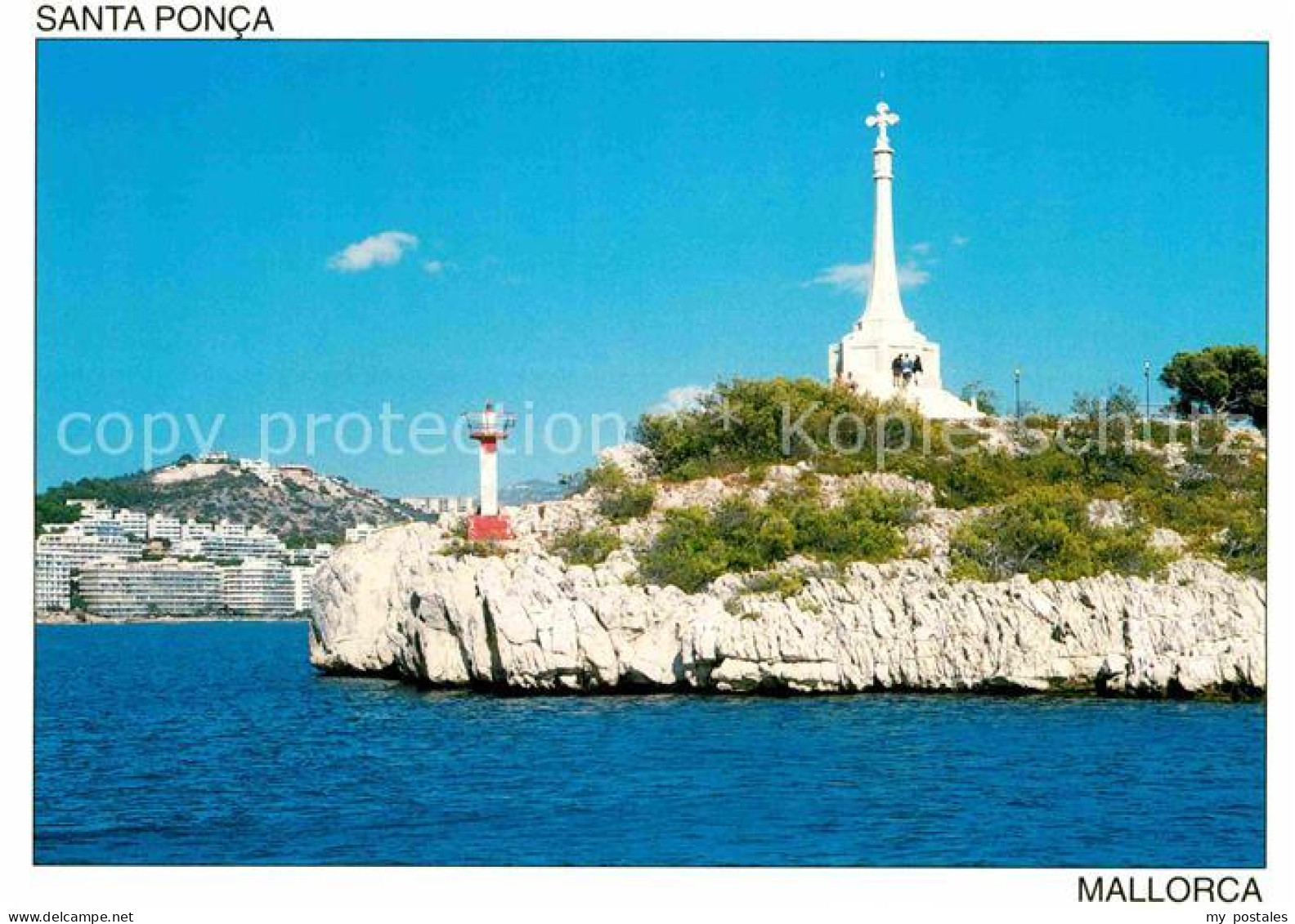 72807747 Santa Ponca Mallorca Islas Baleares Kreuz Kueste Ansicht Vom Meer Aus S - Altri & Non Classificati