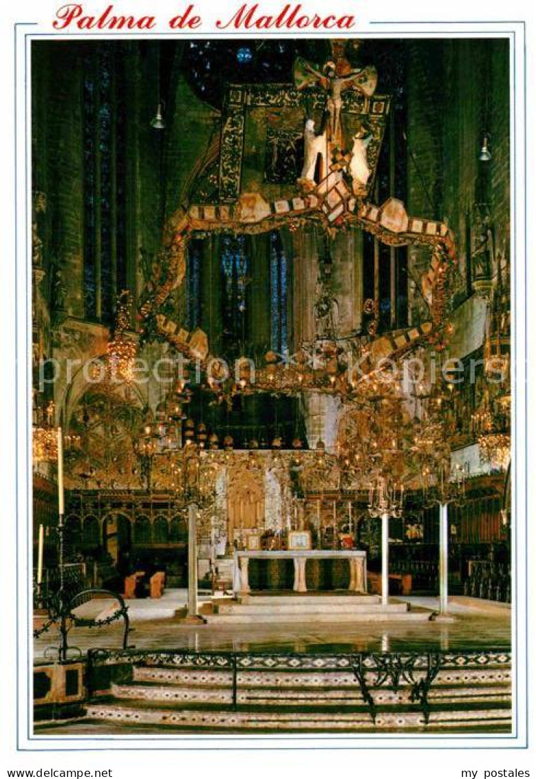 72807740 Palma De Mallorca Interior De La Catedral Kathedrale Innenansicht Palma - Andere & Zonder Classificatie