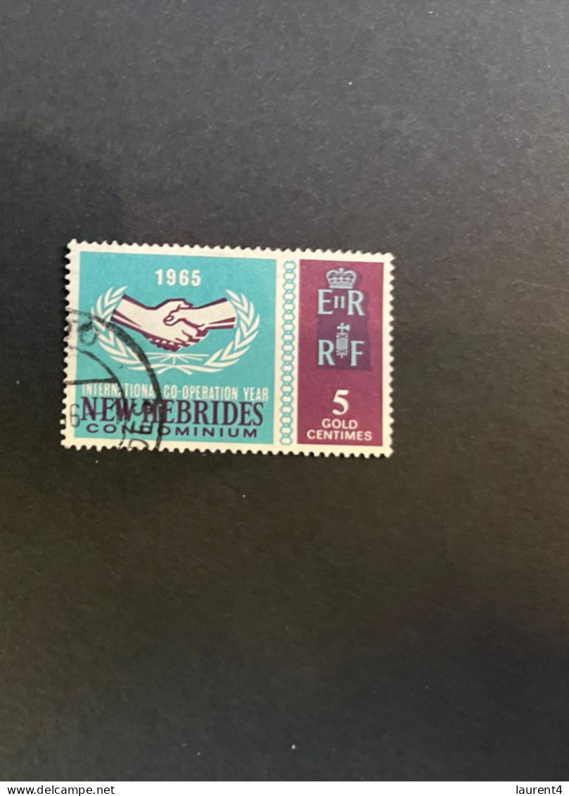 14-5-2024 (stamp) Obliterer  / Used - Co-operation Year 1965 - UK New Hebrides (1 Value) - Gibilterra