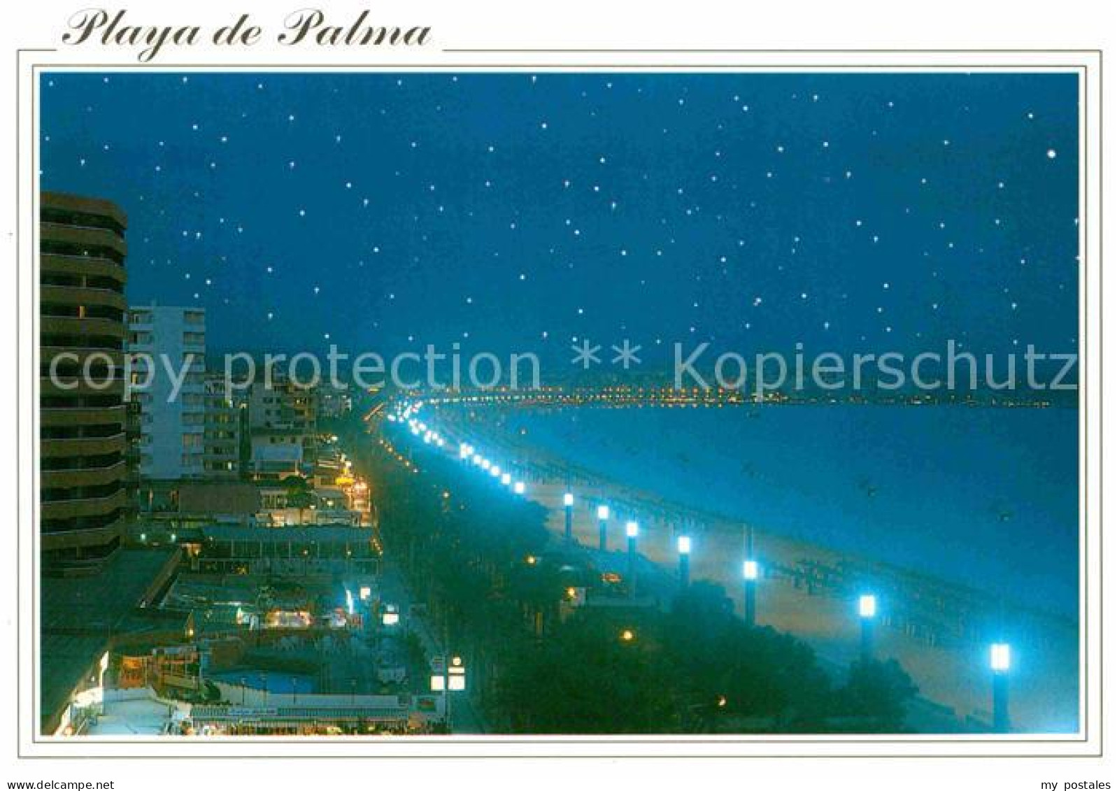 72807730 El Arenal Mallorca Vista Nocturna S Arenal - Andere & Zonder Classificatie