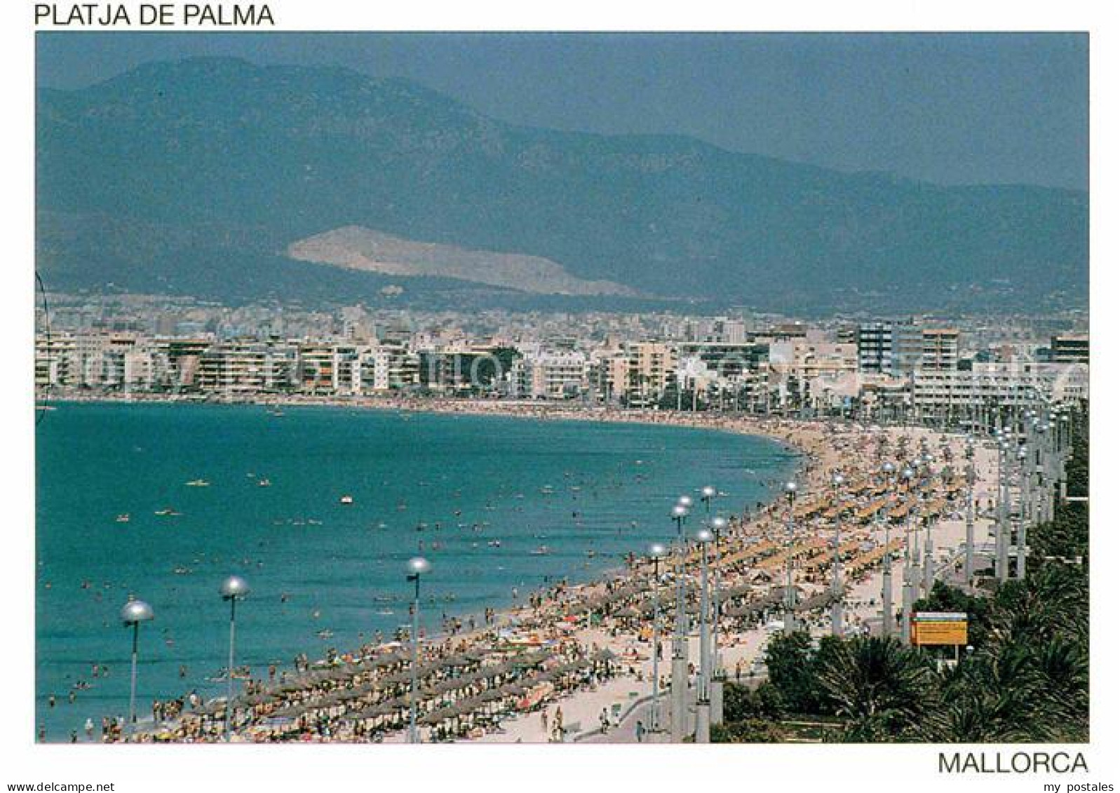72807728 Platja De Palma Panorama Strand Hotels Berge Palma De Mallorca - Altri & Non Classificati