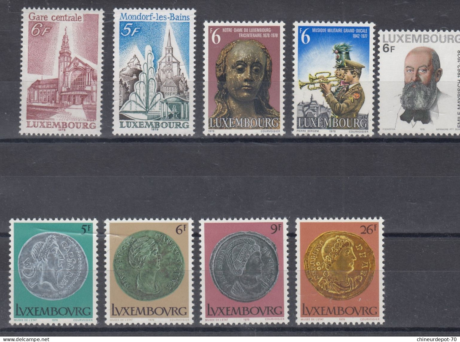 Luxembourg NEUFS SANS CHARNIERE ** 1978 - Neufs