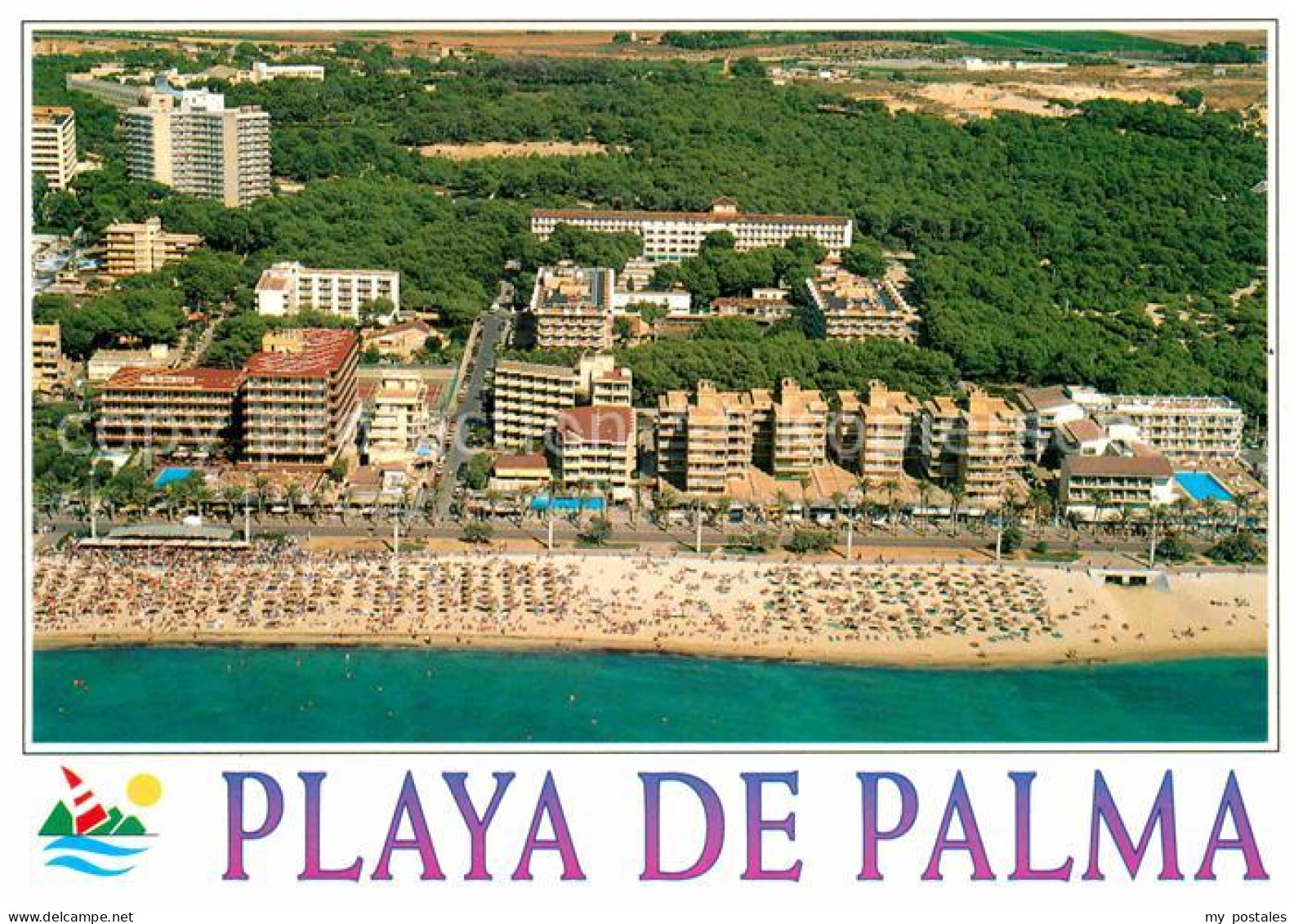 72807727 Playa De Palma Mallorca Fliegeraufnahme  - Andere & Zonder Classificatie