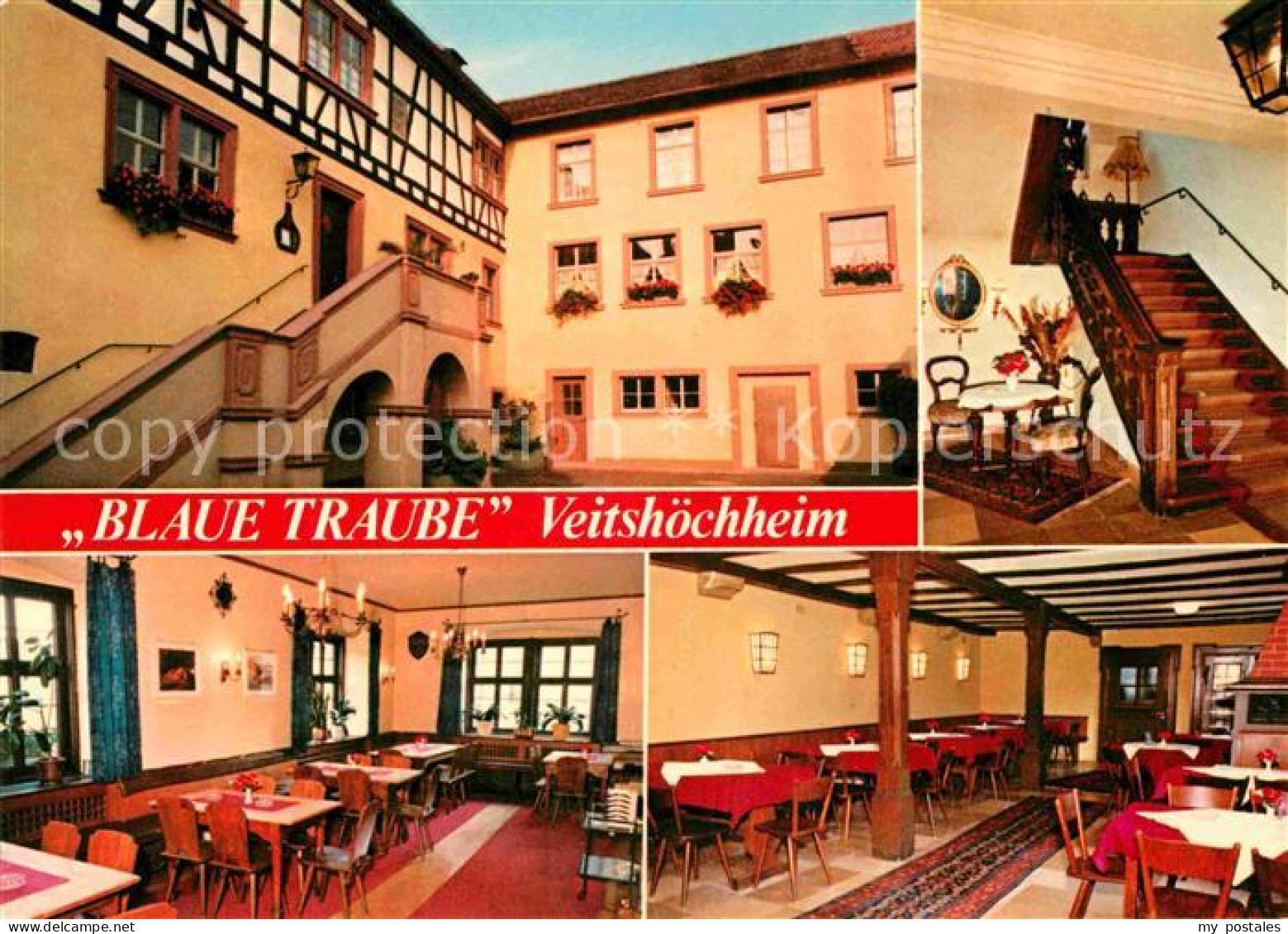 72807704 Veitshoechheim Wein Und Speisehaus Blaue Traube Veitshoechheim - Autres & Non Classés