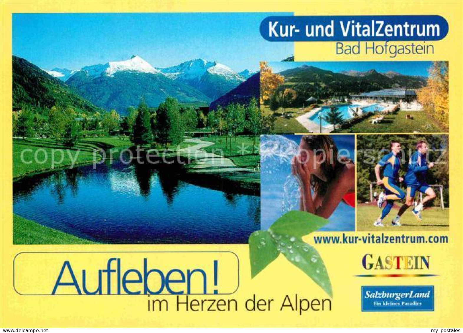 72807630 Bad Hofgastein Kur Und Vitalzentrum Teich Parkanlagen Alpenpanorama Bad - Altri & Non Classificati