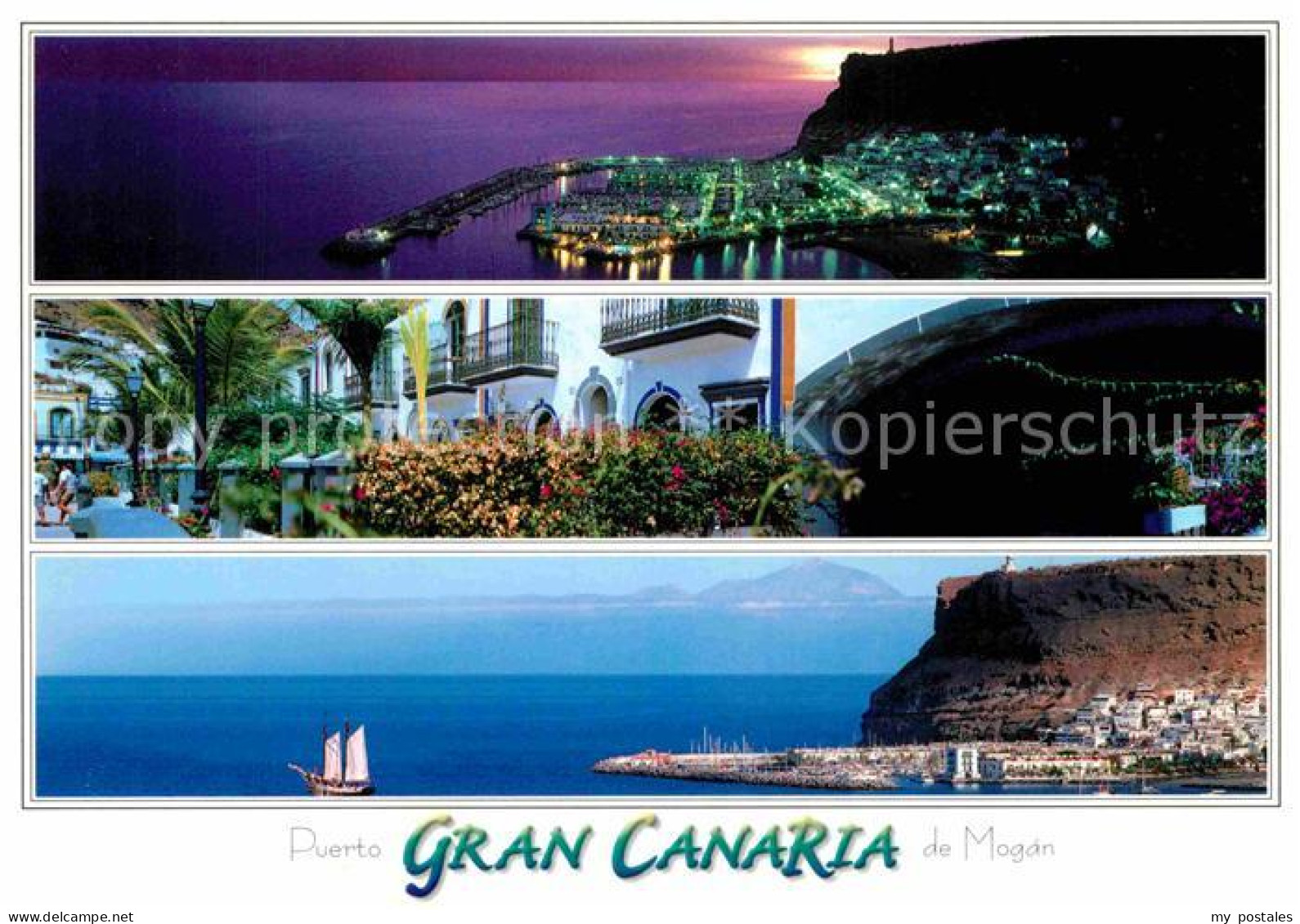 72807629 Puerto De Mogan Panorama Hafen Puerto De Mogan - Andere & Zonder Classificatie