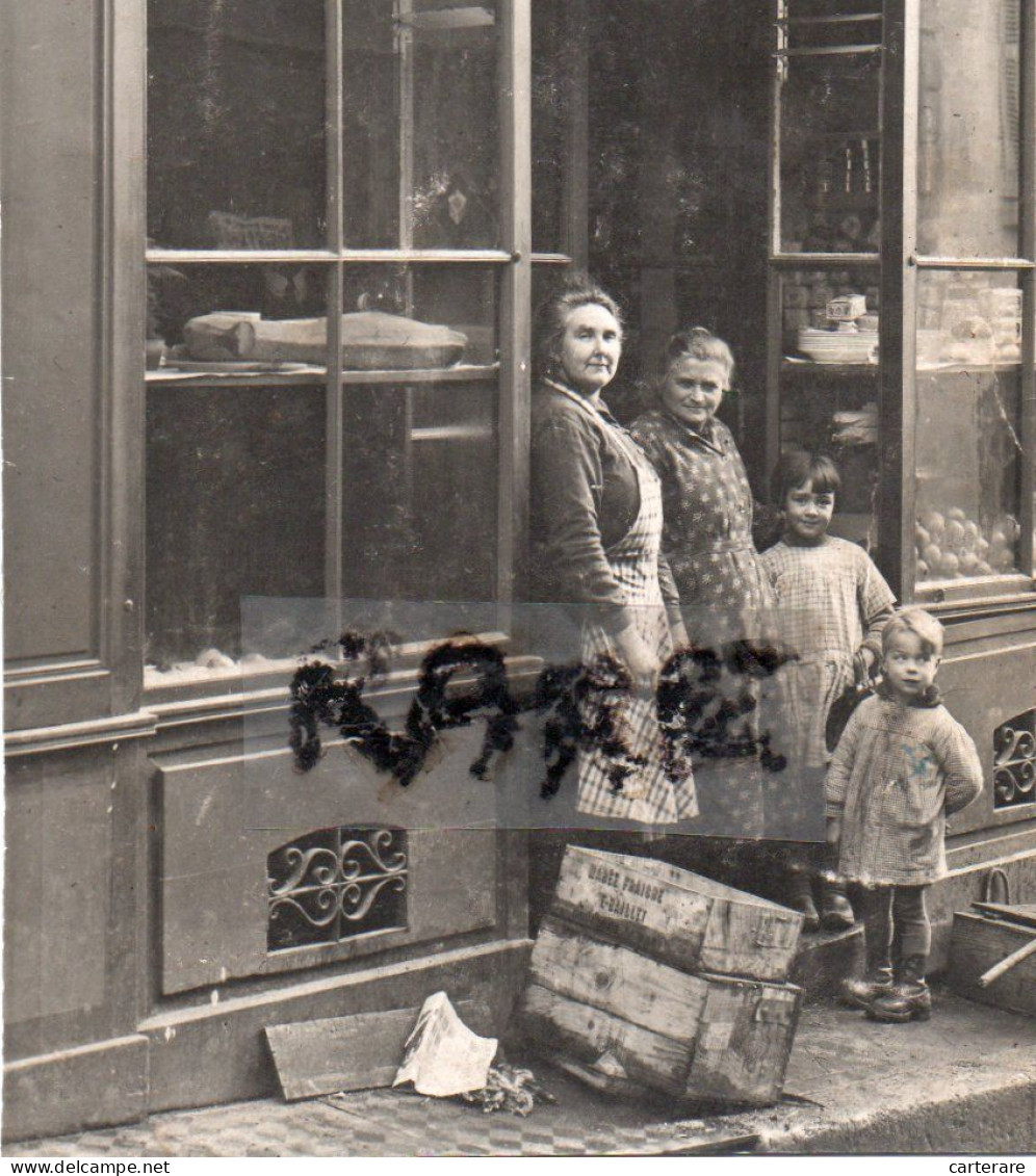 PHOTO ANCIENNE,94,VAL DE MARNE,GENTILLY,RUE FRILEUSE,1912,RARE,COMMERCE,HABITANTS DE L 'EPOQUE - Lieux