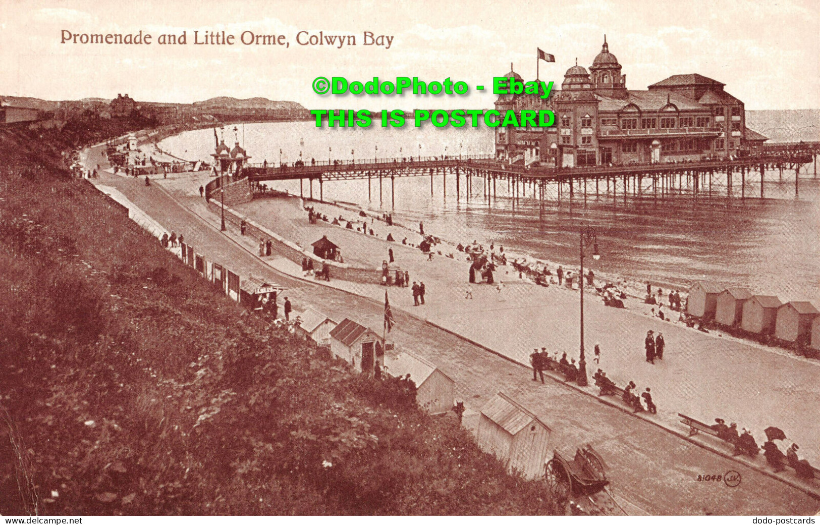 R354603 Promenade And Little Orme Colwyn Bay. 81048. J. V. The Pelham Series. Lo - Monde