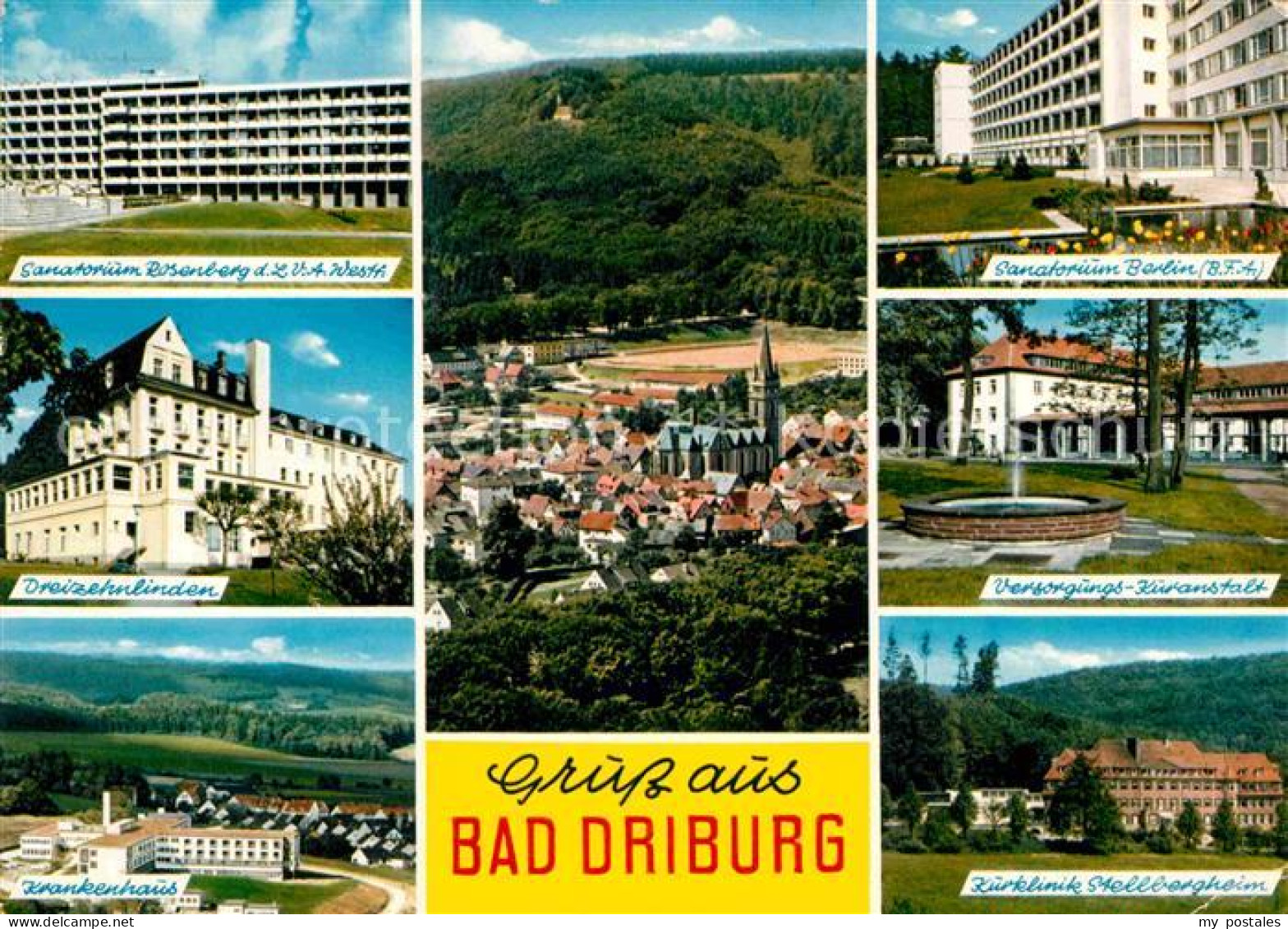 72807469 Bad Driburg Sanatorium Kuranstalt Krankenhaus Kurklinik Kirche Alhausen - Bad Driburg