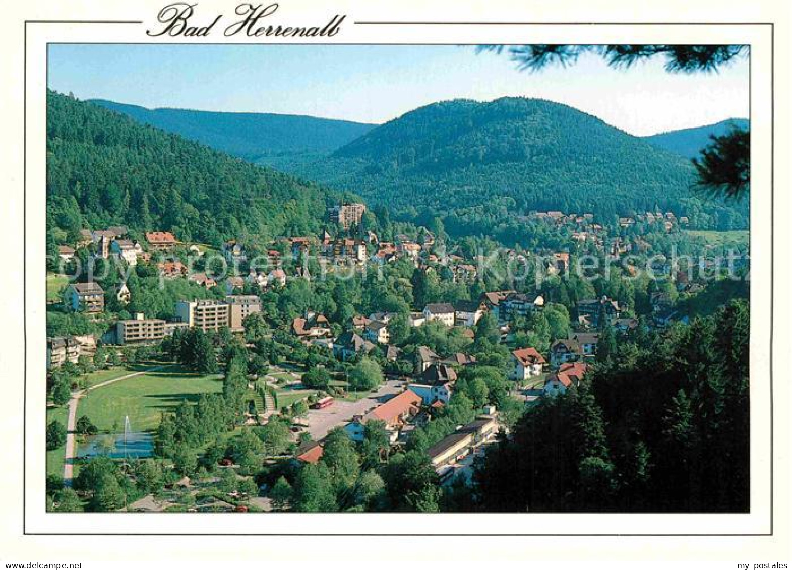 72807464 Bad Herrenalb Panorama Blick Vom Falkenfelsen Kurort Im Schwarzwald Bad - Bad Herrenalb